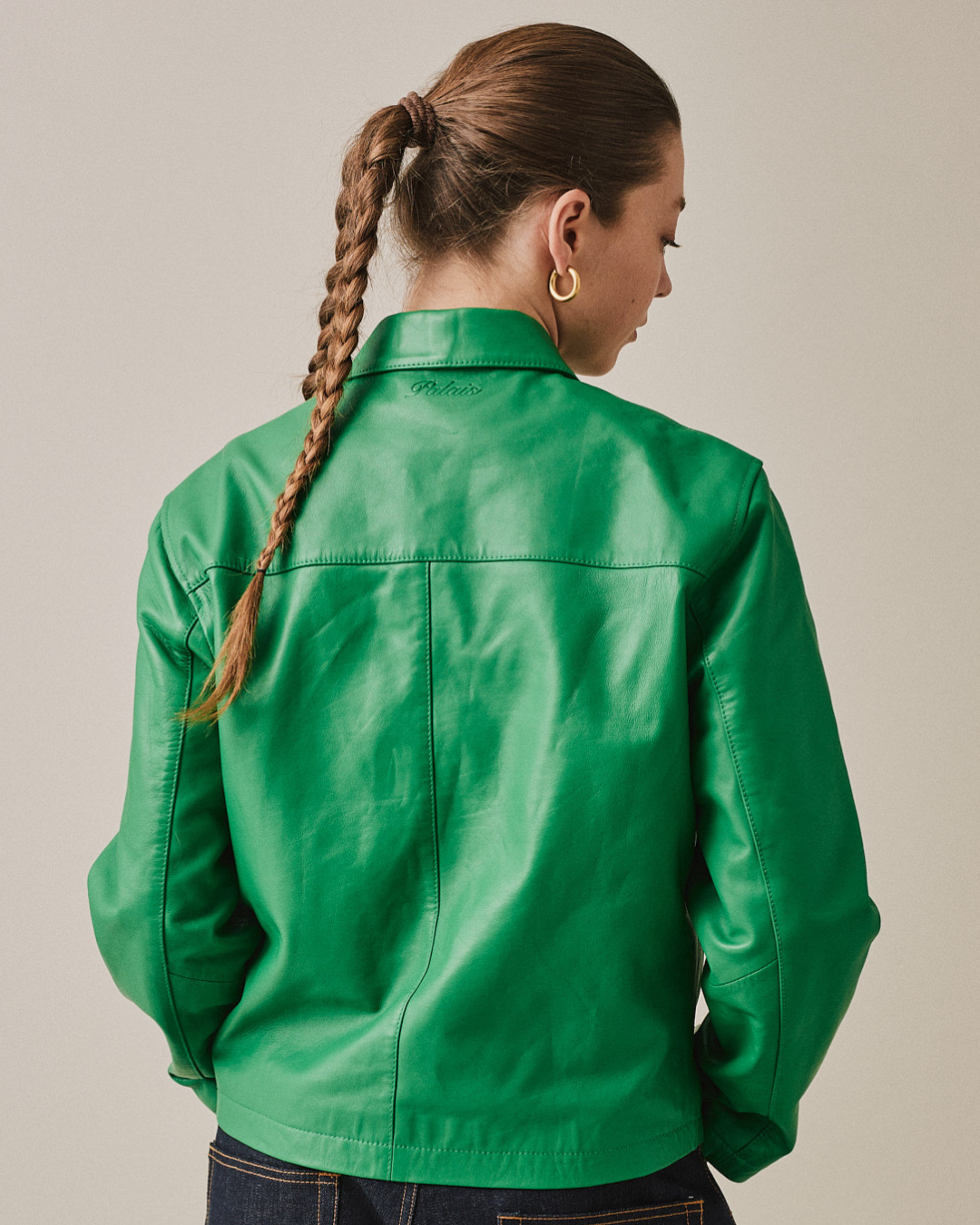 Leather Jacket - Green