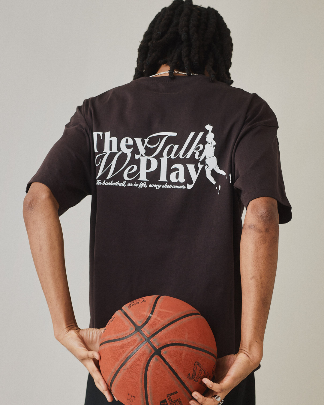 Classic SS They Talk We Play Tee