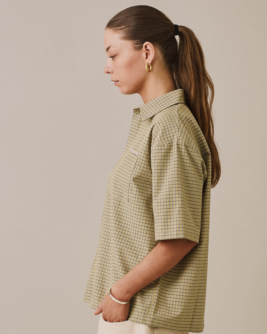 SS Checkered Shirt - Green