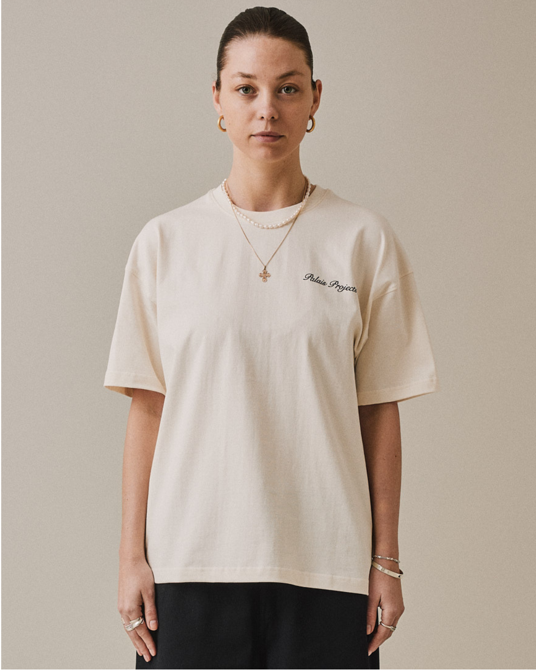 Classic SS Casino Tee - Marshmallow