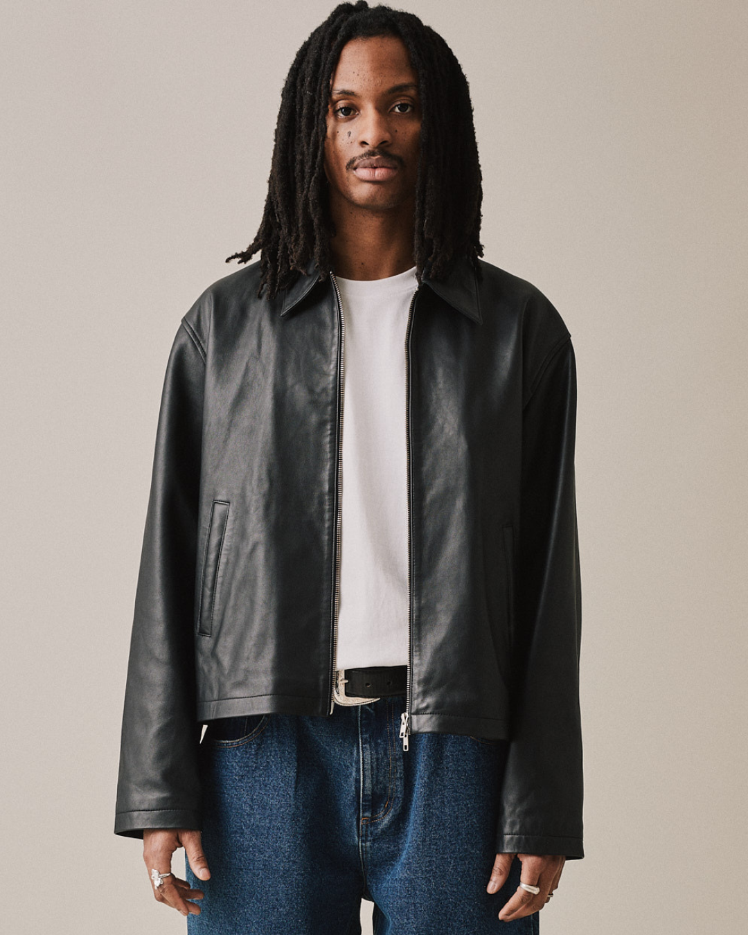 Leather Jacket - Black