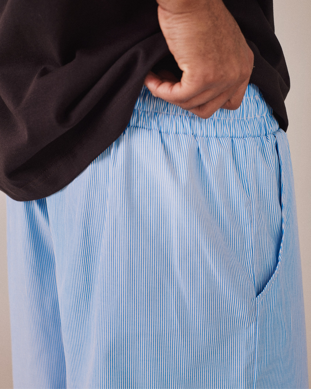 Palais Long Easy Shorts - Striped