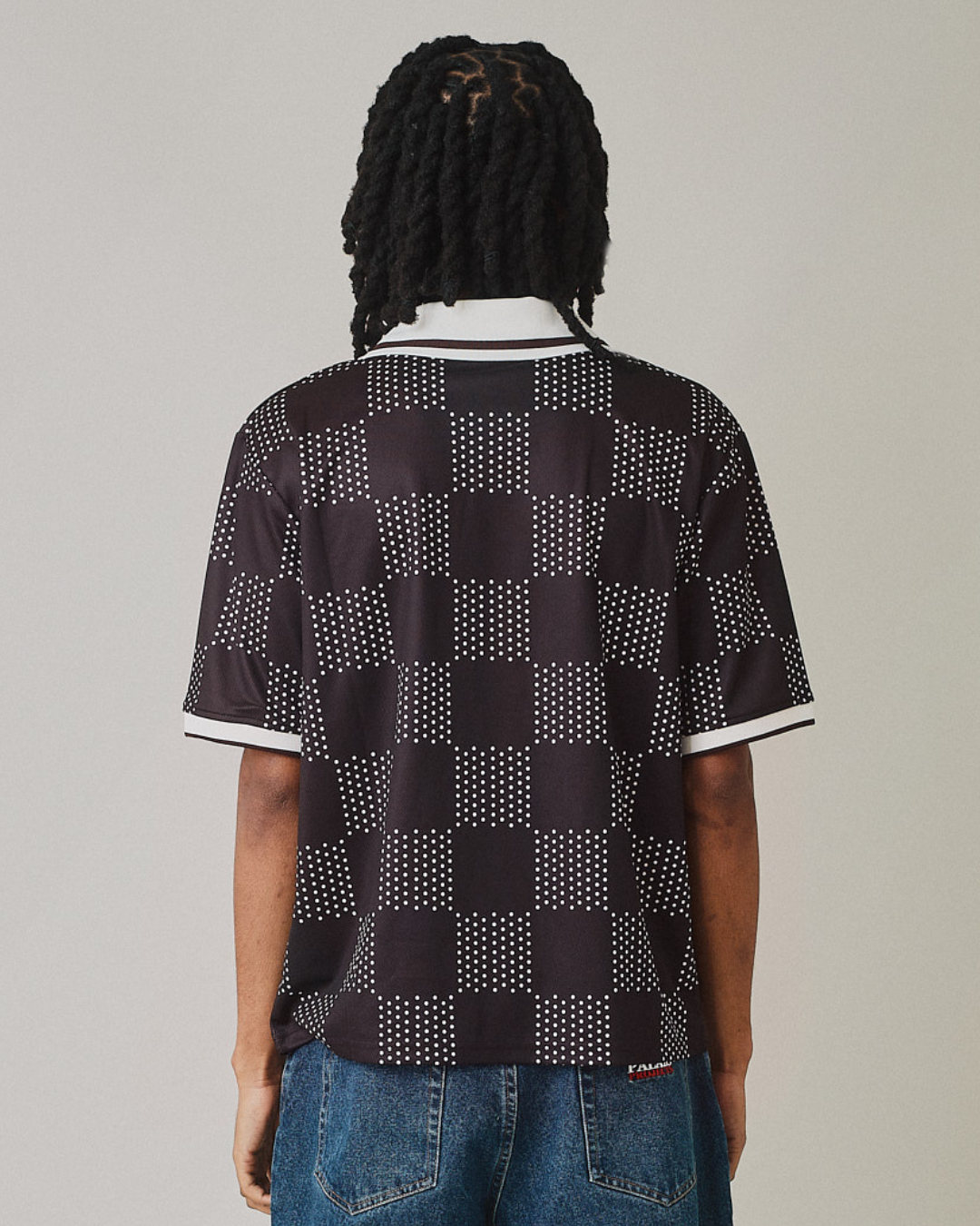 Football Shirt SS - Mocha Dots