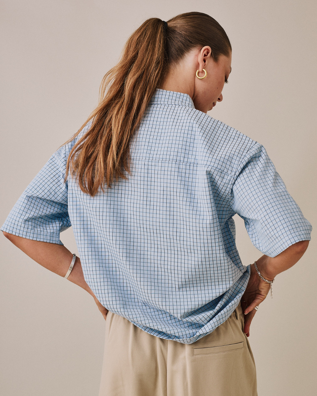 SS Checkered Shirt - Blue