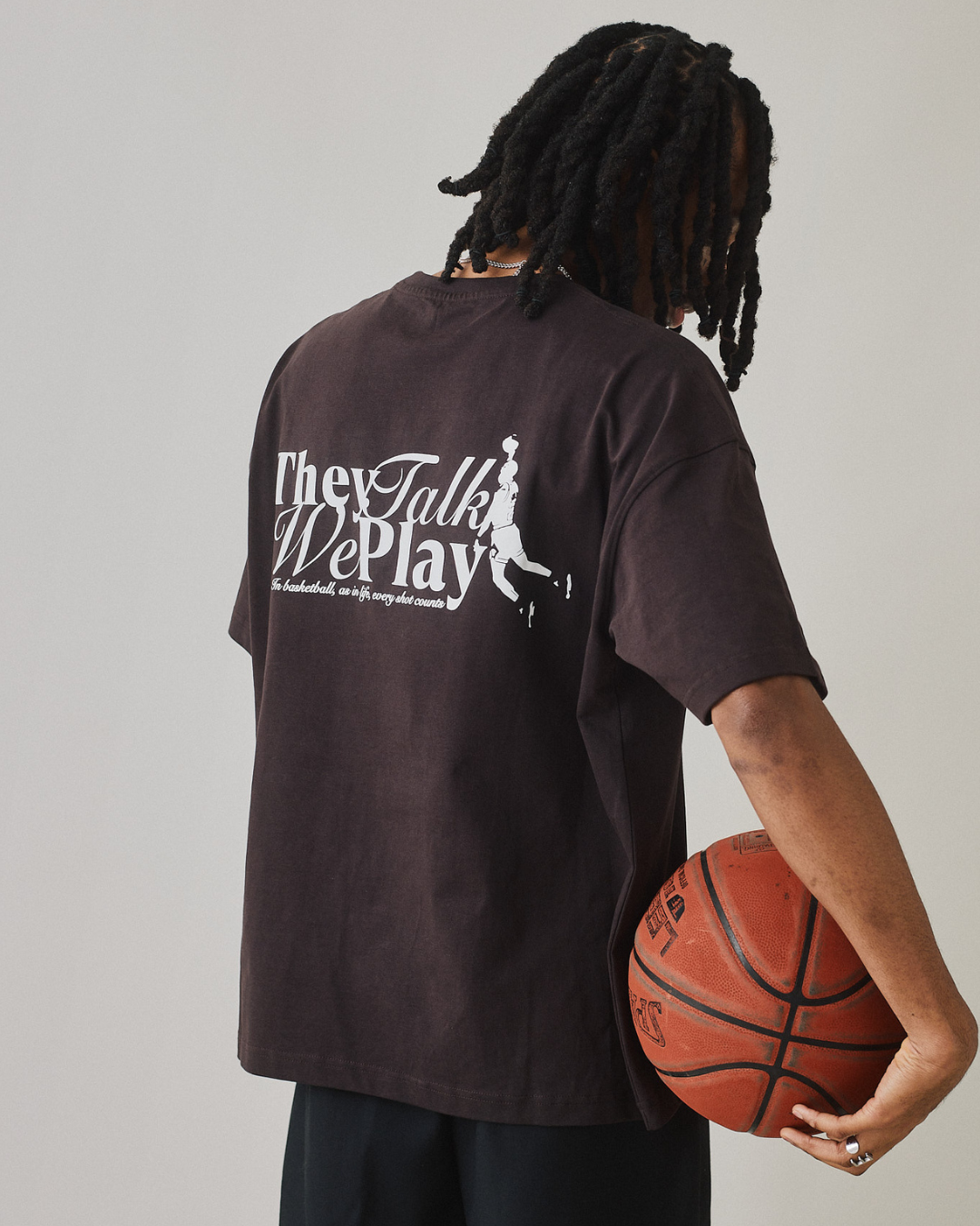 Classic SS They Talk We Play Tee