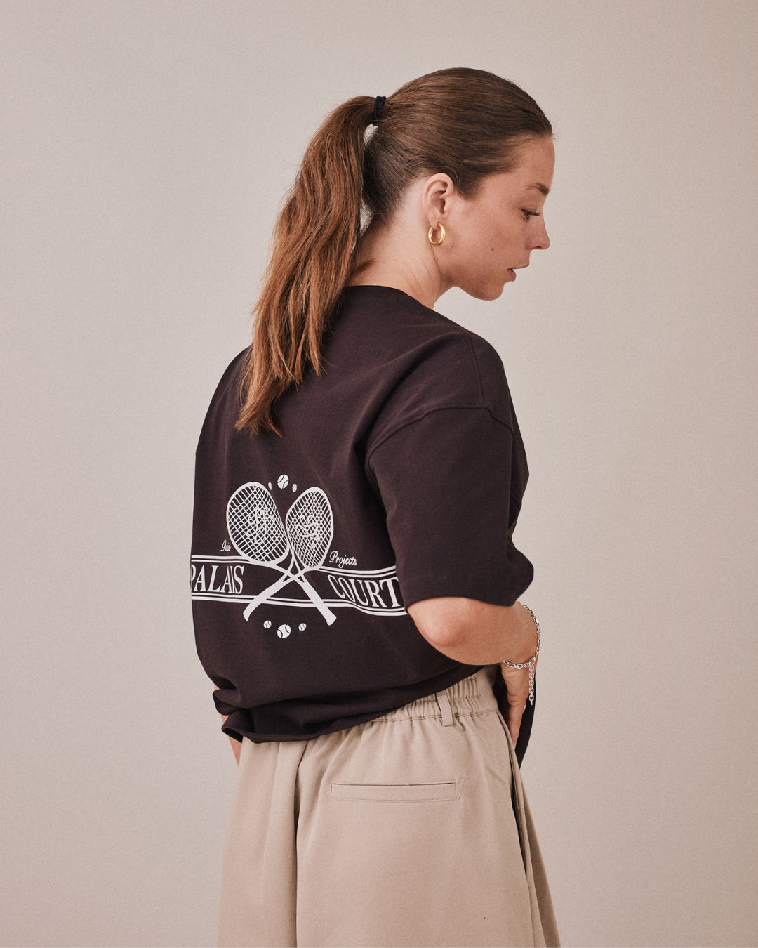 Classic SS Court Tee - Mocha