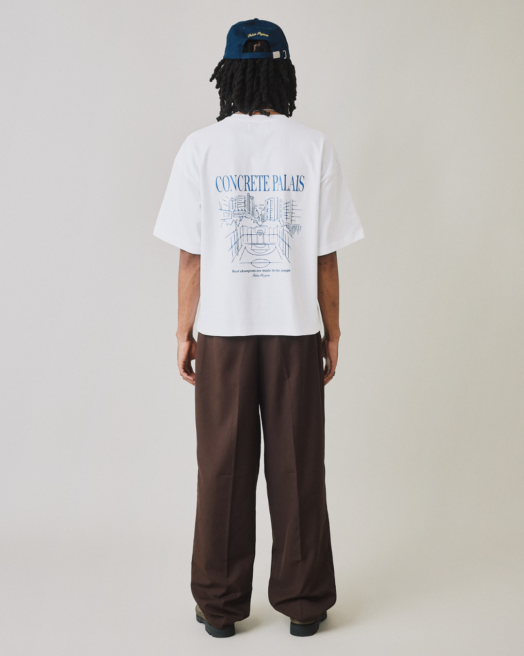 Baggy Suit Pants - Brown