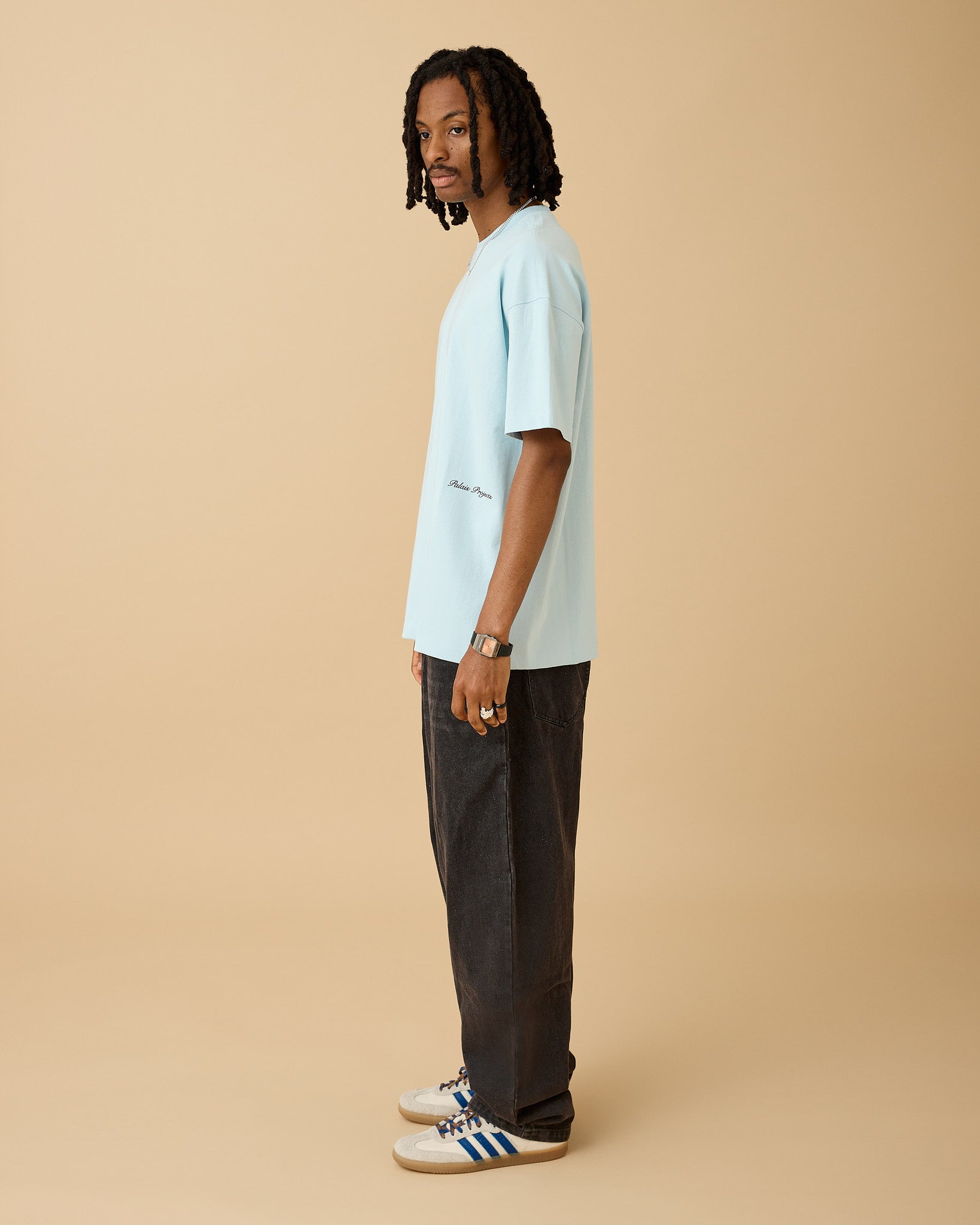 Essential Heavy Tee - Light Blue