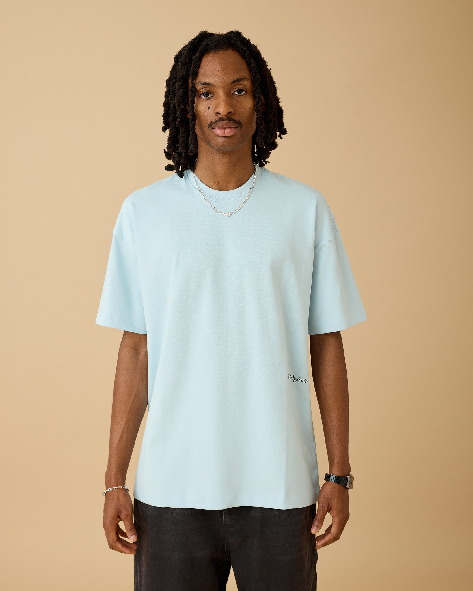 Essential Heavy Tee - Light Blue