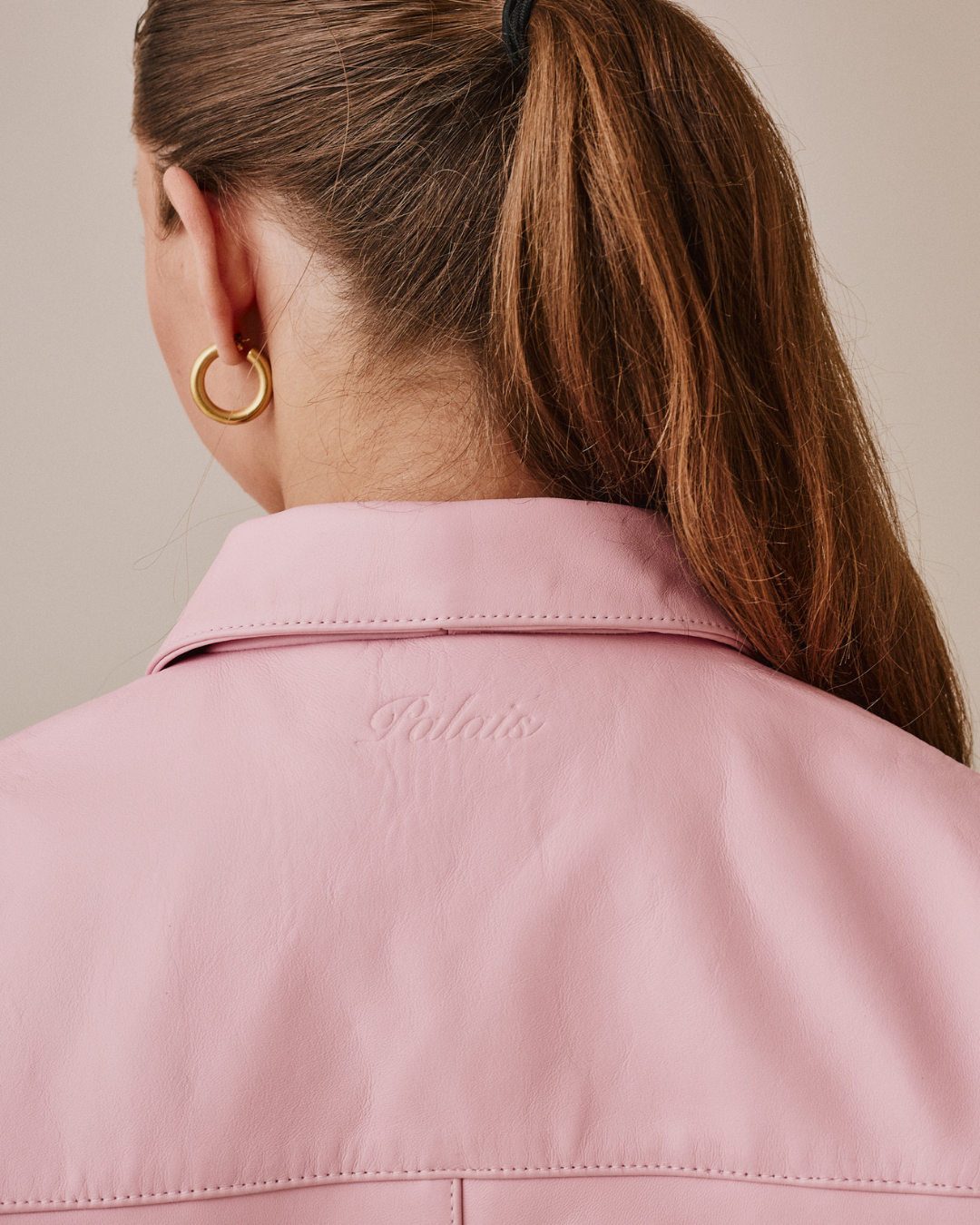 Leather Jacket - Pink
