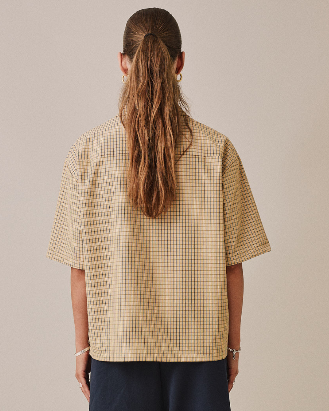 SS Checkered Shirt - Yellow