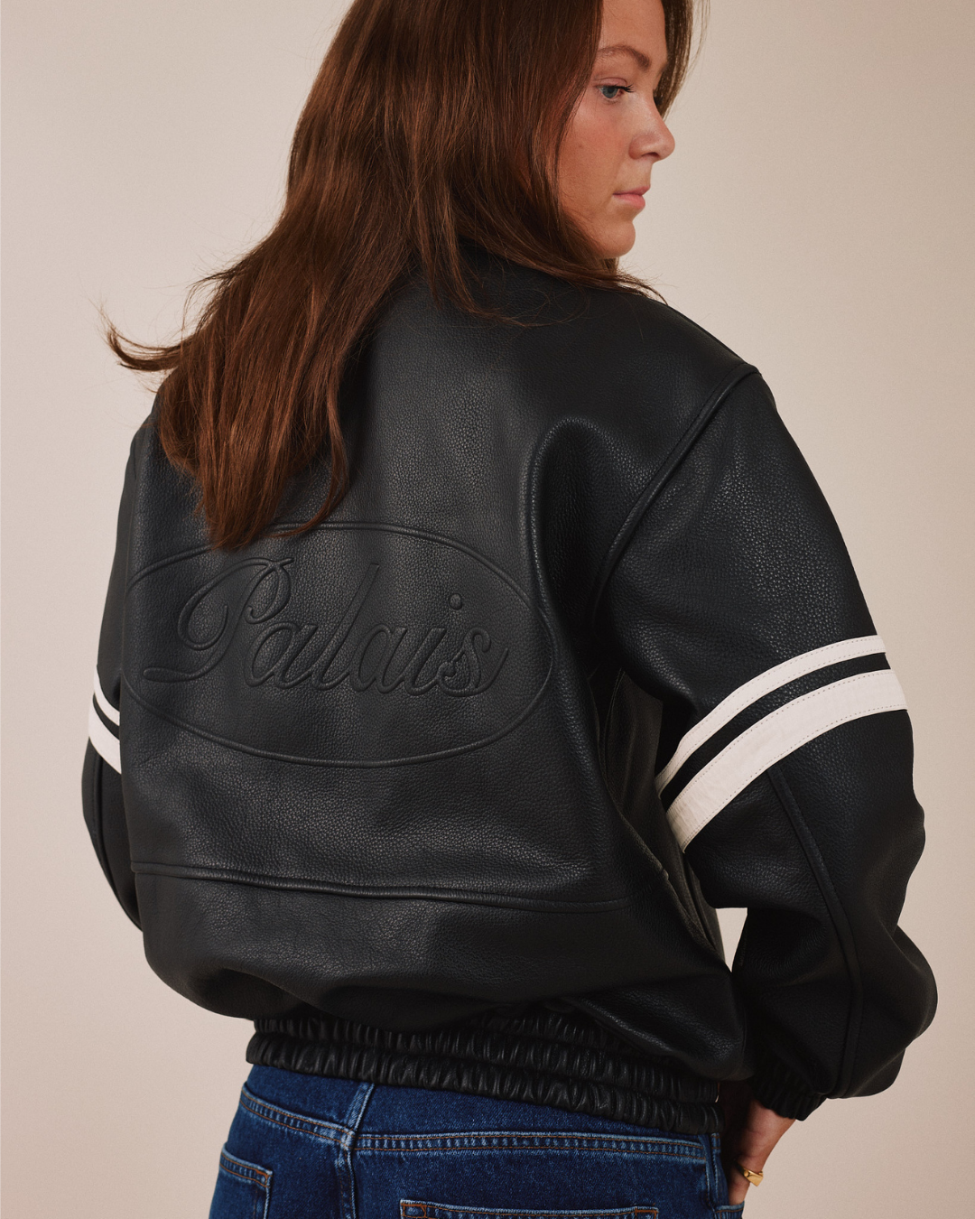 AGF x PALAIS Oversized Leather Jacket