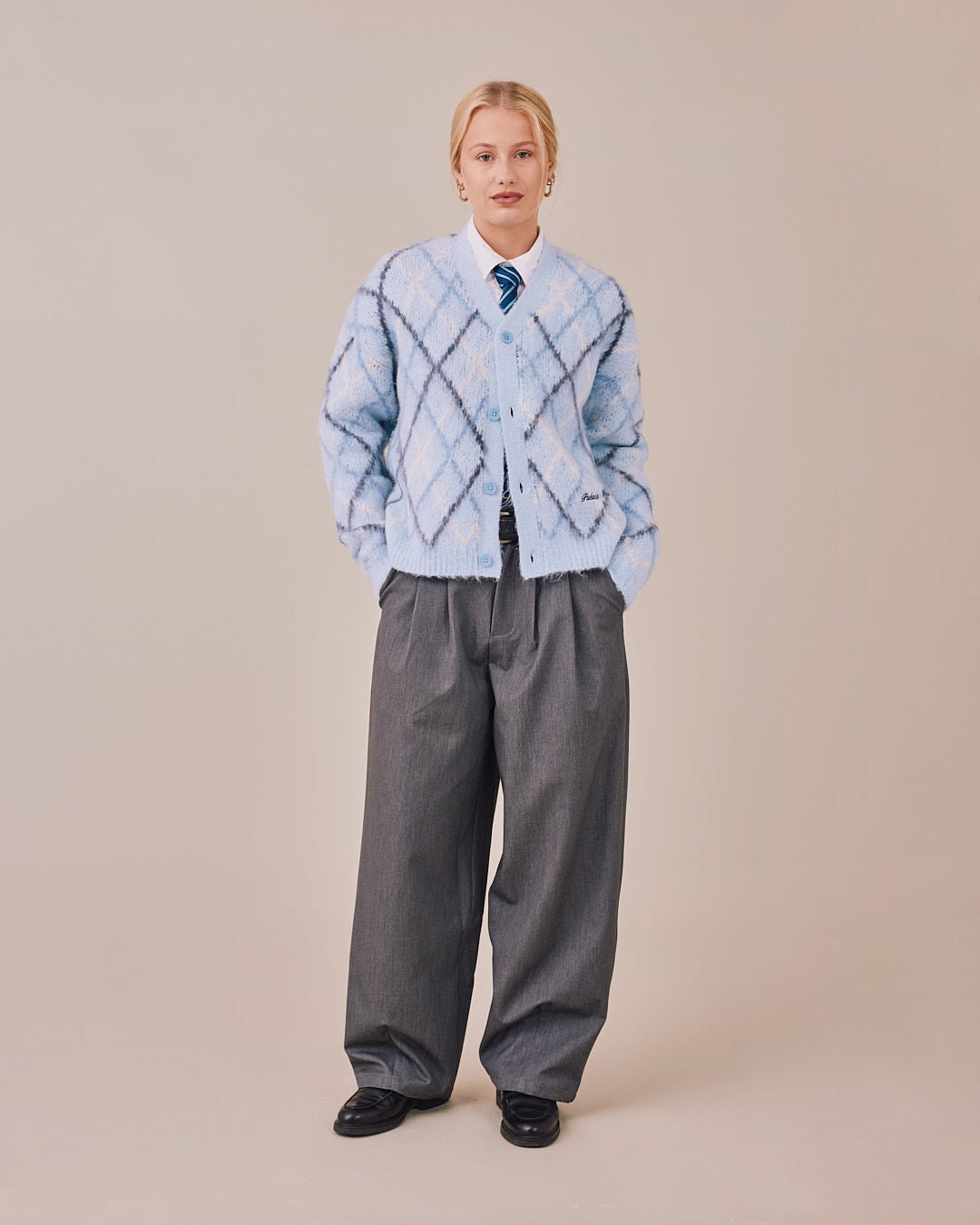 Relaxed Suit Pants - Dark Grey