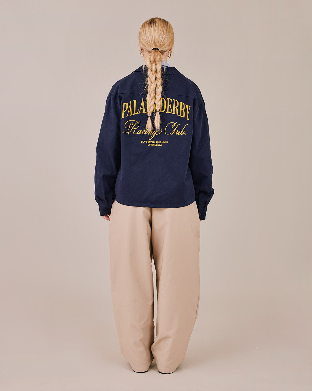 Baggy Twill Pants - Beige