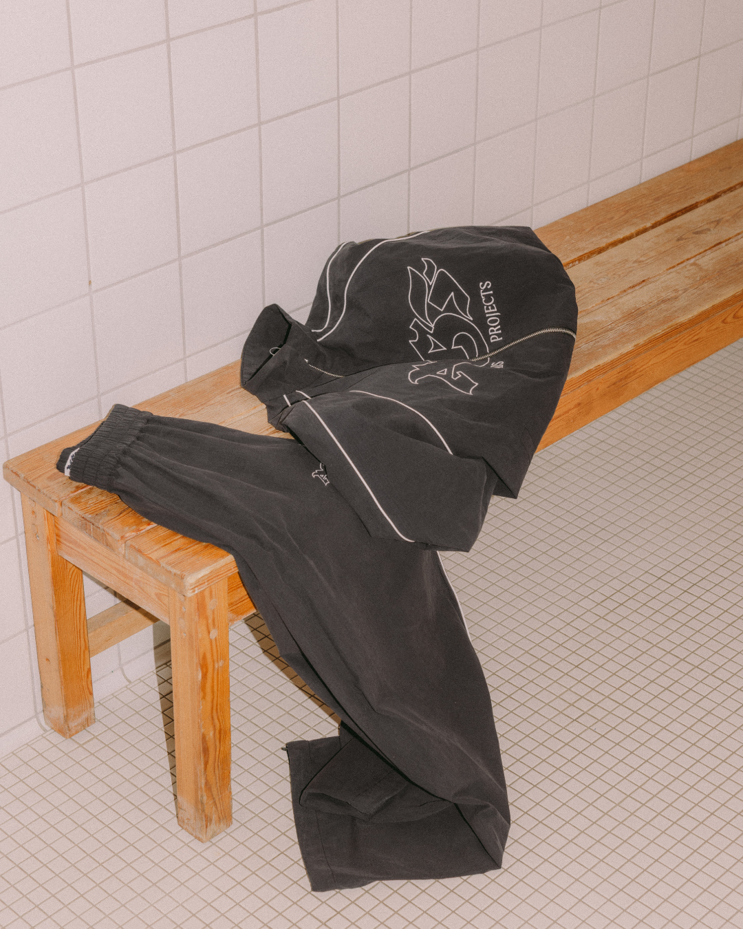 AGF x PALAIS Oversized Track Jacket - Black