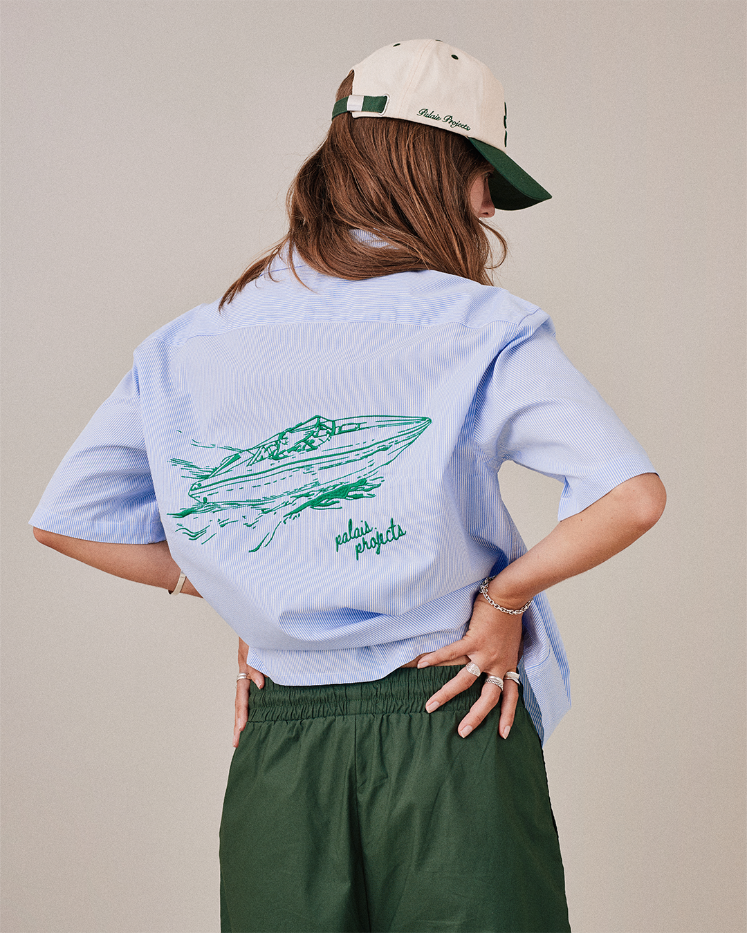 SS Striped Boat Shirt - Blue