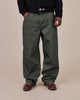 Baggy Canvas Pants - Green Croc