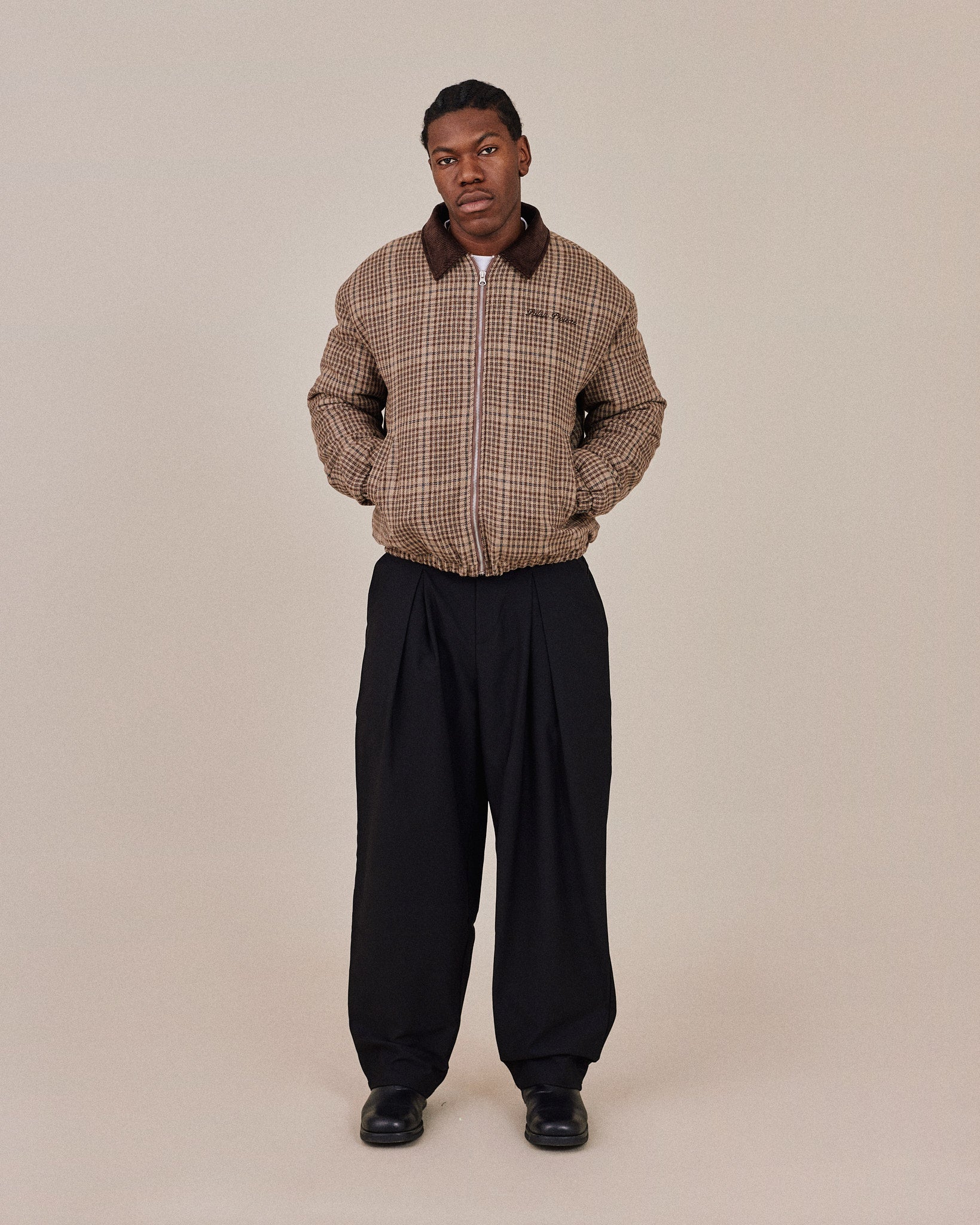 Baggy Twill Pants - Black