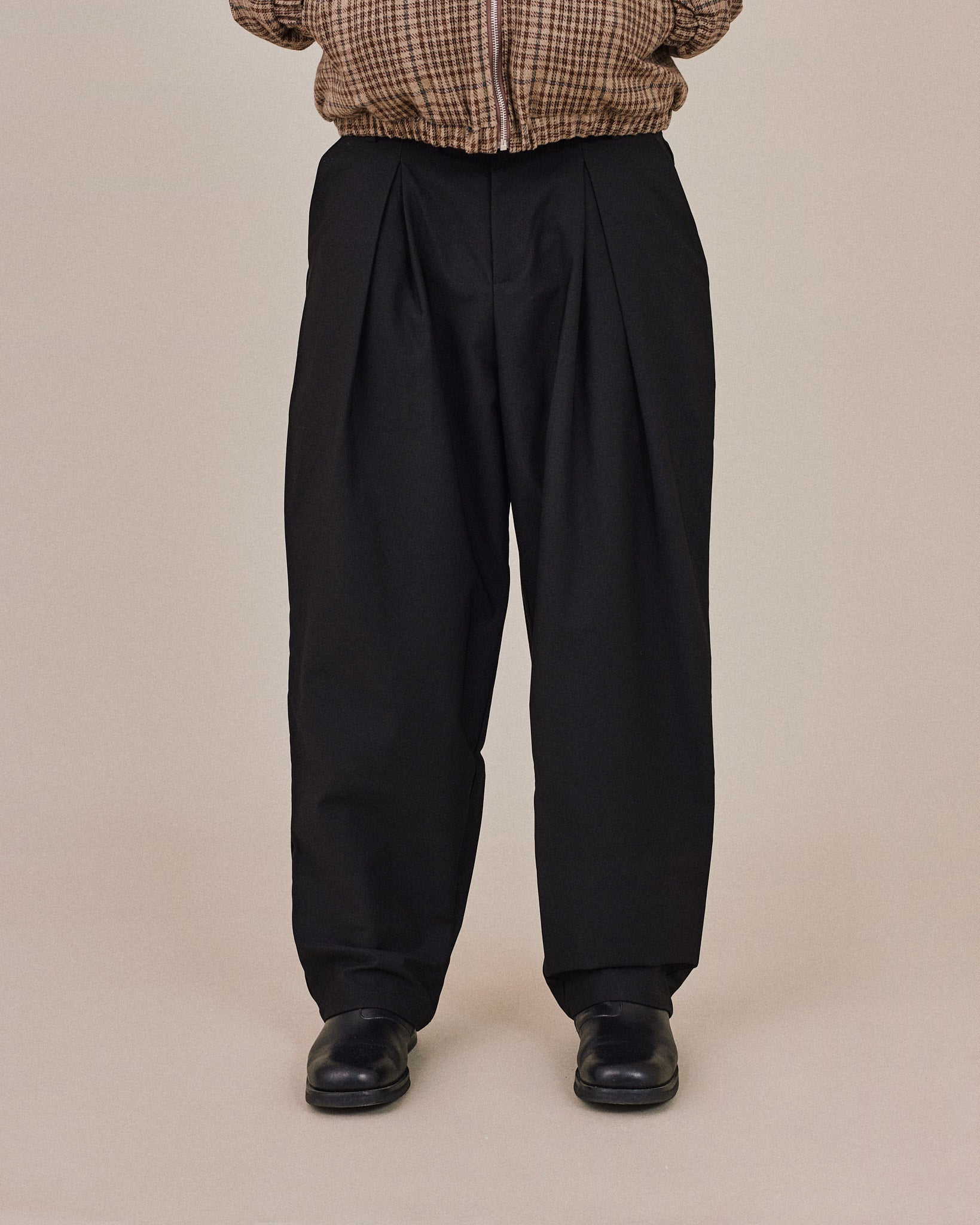 Baggy Twill Pants - Black