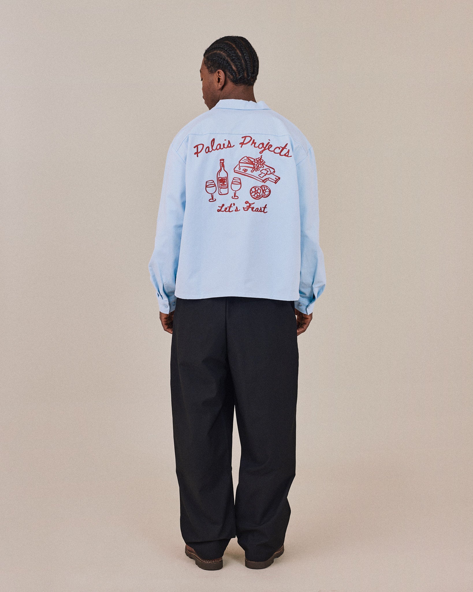 LS Canvas Feast Shirt - Blue