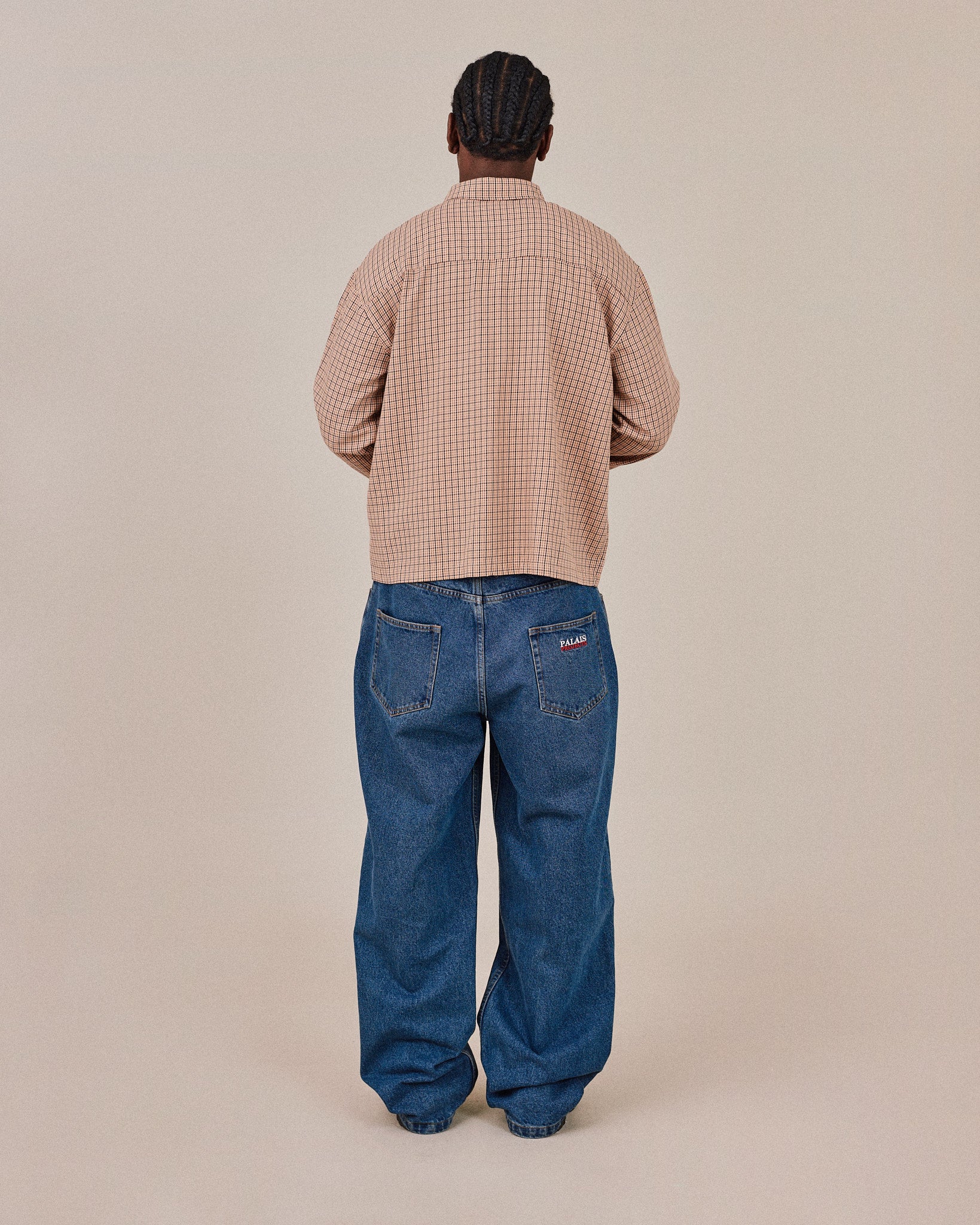 LS Checkered Shirt - Dark Brown