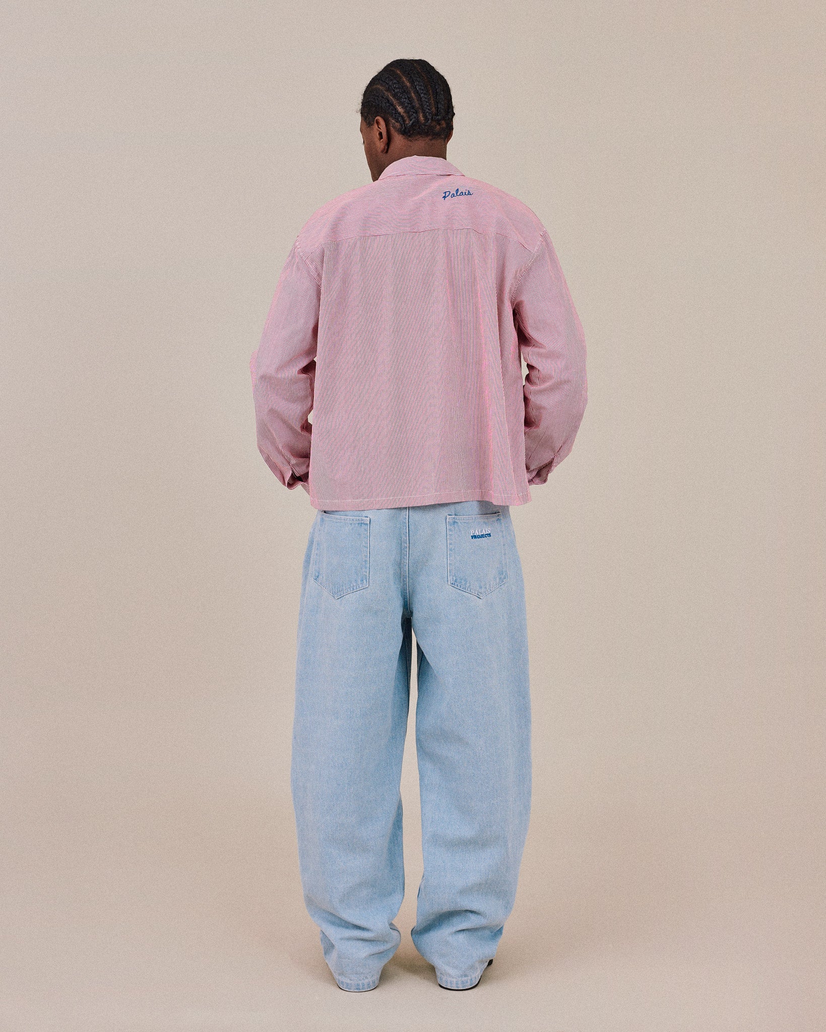 LS Striped Shirt - Red