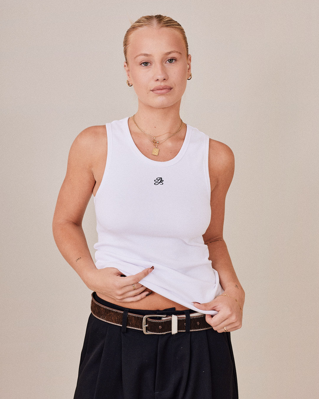 Tank top 2-pack - White