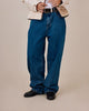 Baggy Denim Jeans - Mid Blue