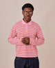 LS Polo Shirt - Pink Stripe