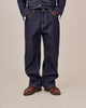 Baggy Selvedge Jeans - Pink Stitch
