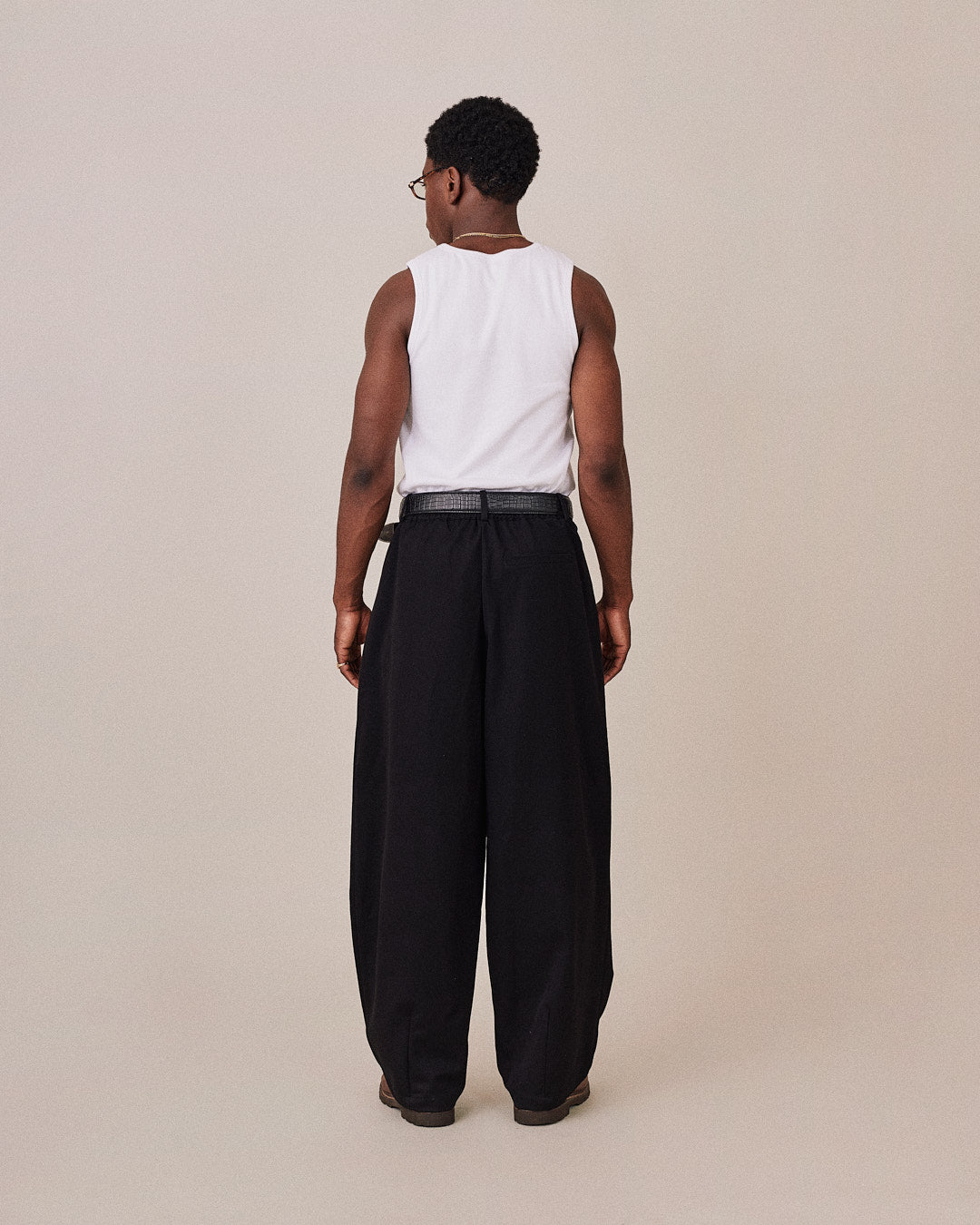 Relaxed Suit Pants - Black