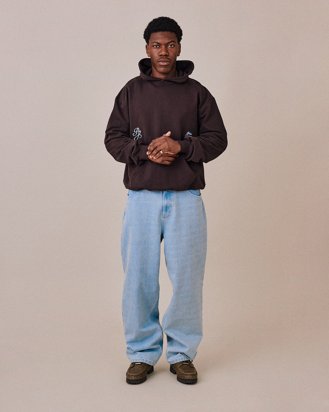 Box Fit Heavy World Tour Hoodie - Mocha