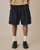 Relaxed Suit Shorts - Navy Stripe
