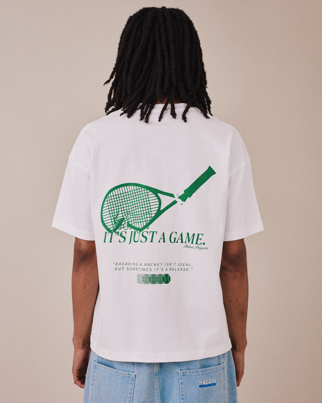 Classic SS Just A Game Tee - White