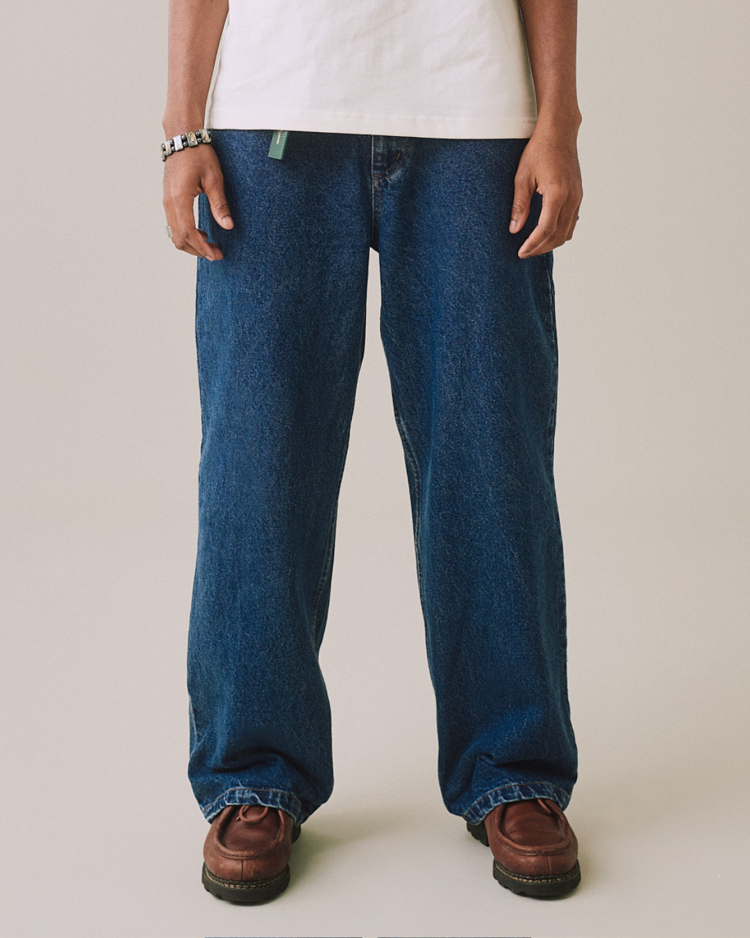 Baggy Jeans - Mid Blue