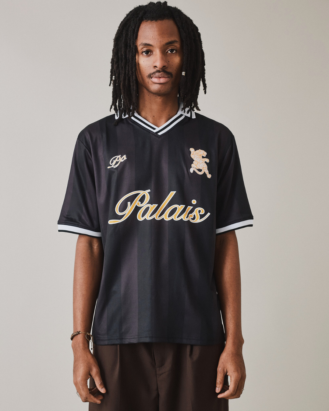 Football Shirt SS - Black Stripe