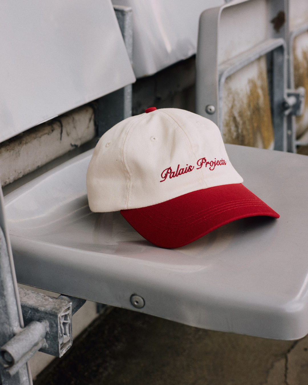 Logo Cap - Cream/Red