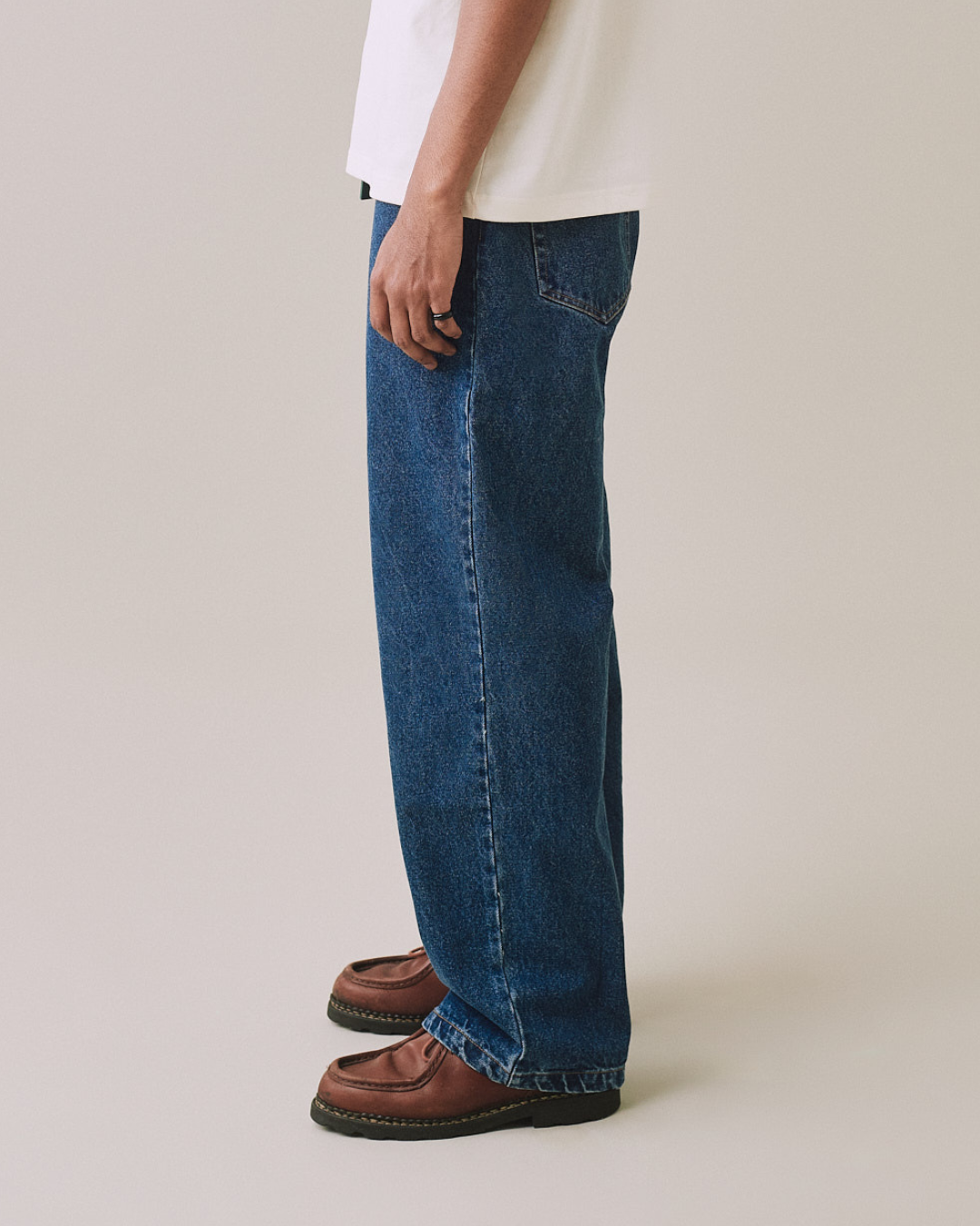 Baggy Jeans - Mid Blue