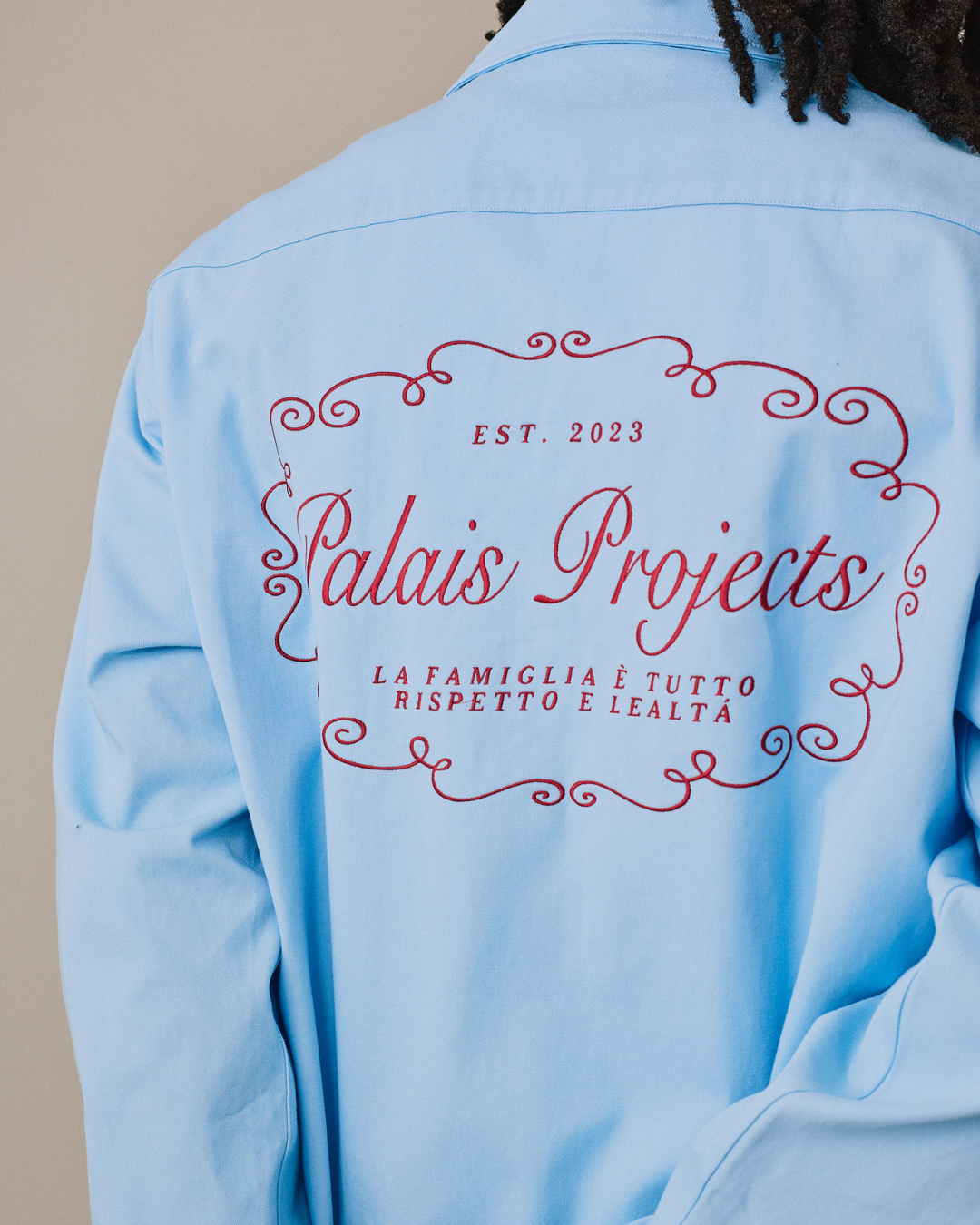LS Canvas Famiglia Shirt - Blue