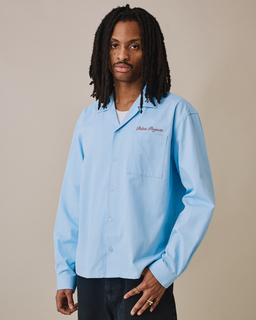 LS Canvas Famiglia Shirt - Blue
