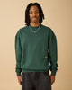 Essential Box Fit Heavy Crewneck - Green