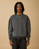 Essential Box Fit Heavy Crewneck - Dark Grey