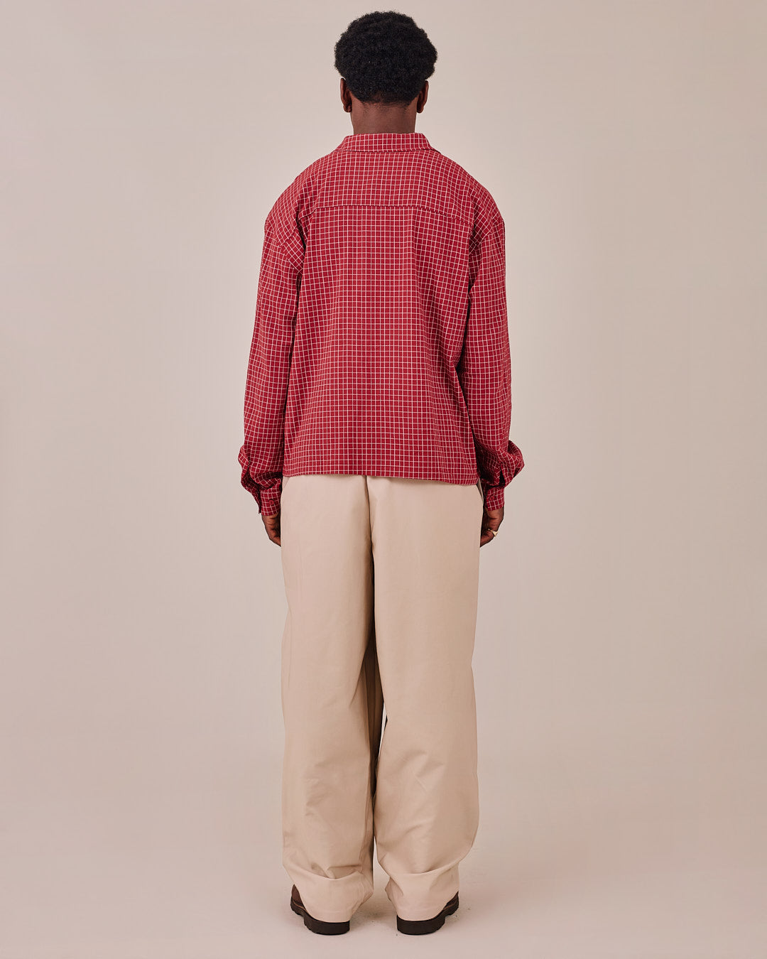 Baggy Twill Pants - Beige