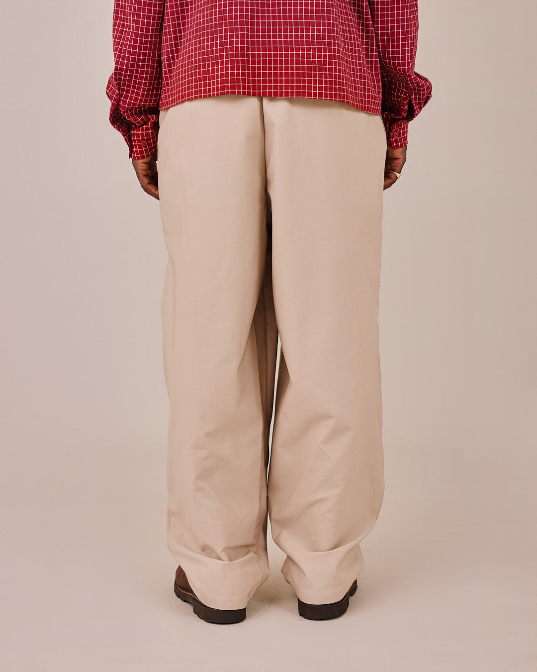 Baggy Twill Pants - Beige