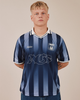 AGF x PALAIS SS Football Shirt  - Navy White Stripe