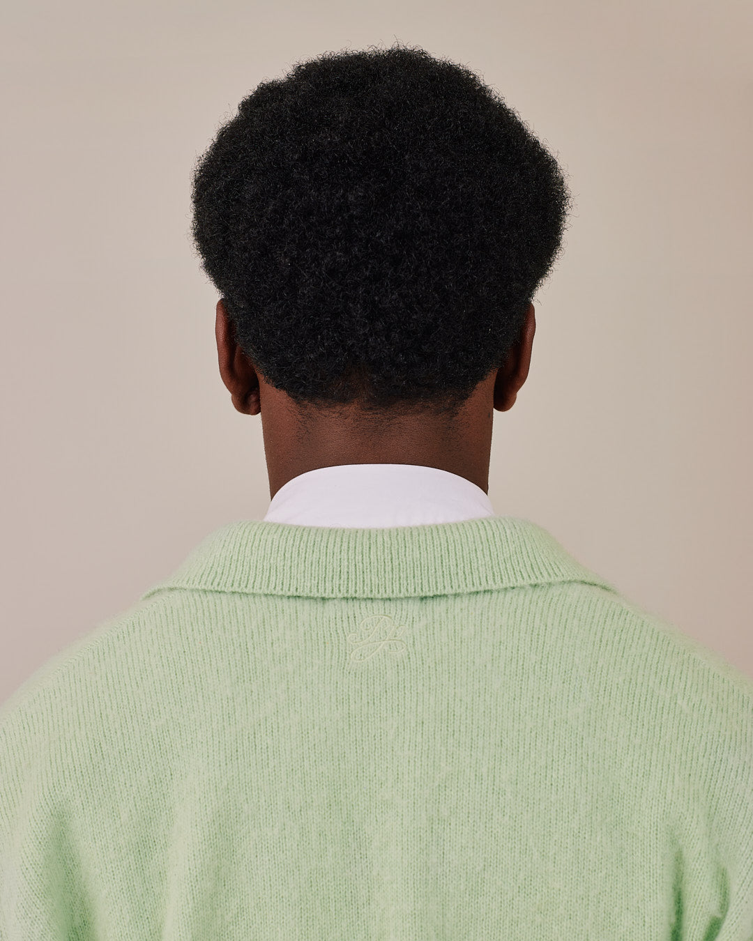 Alpaca Mix Knit Cardigan - Mint
