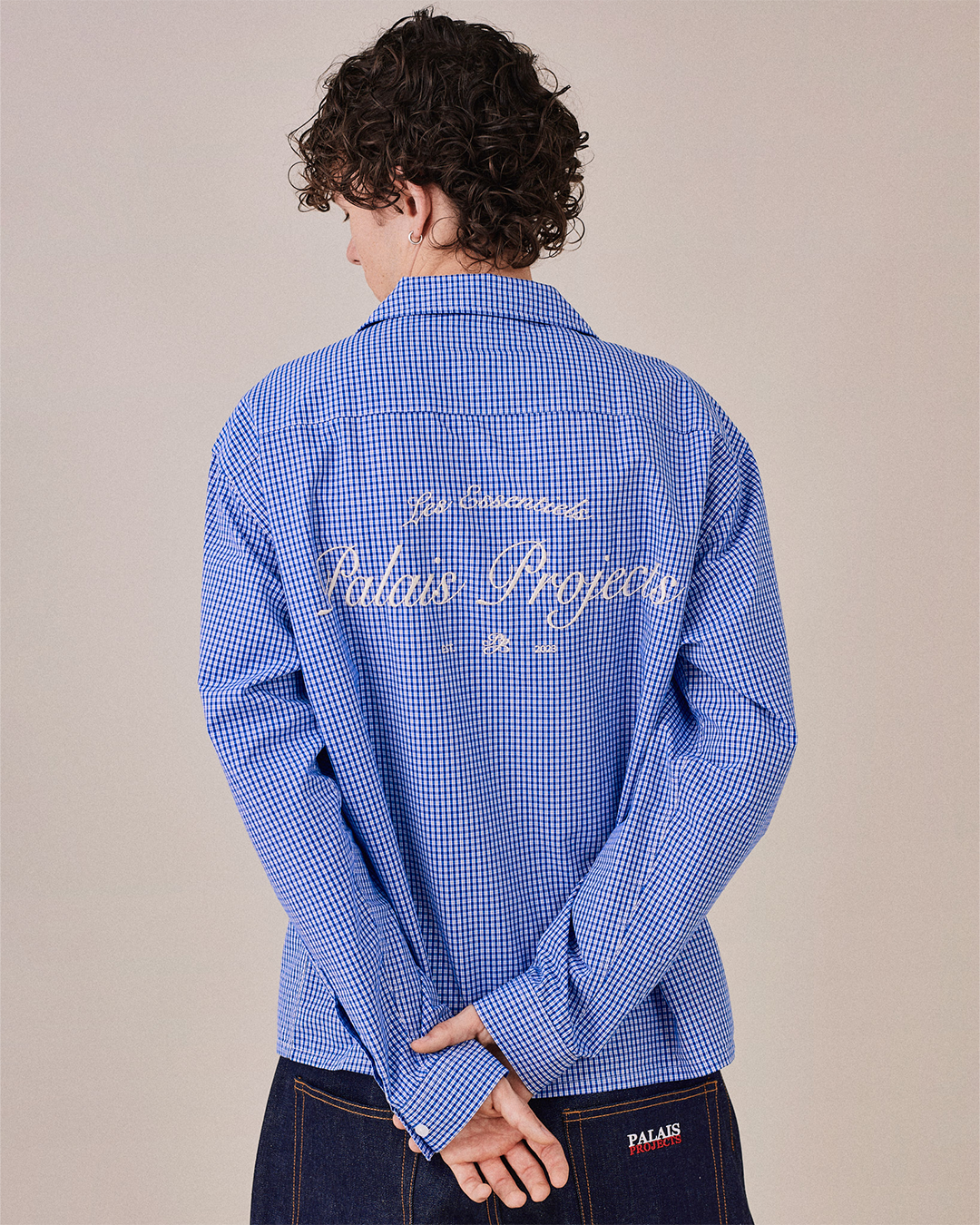 LS Checkered Essential Shirt - Blue
