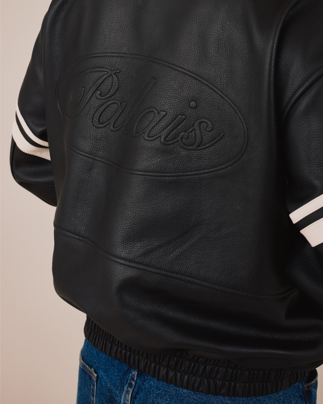 AGF x PALAIS Oversized Leather Jacket
