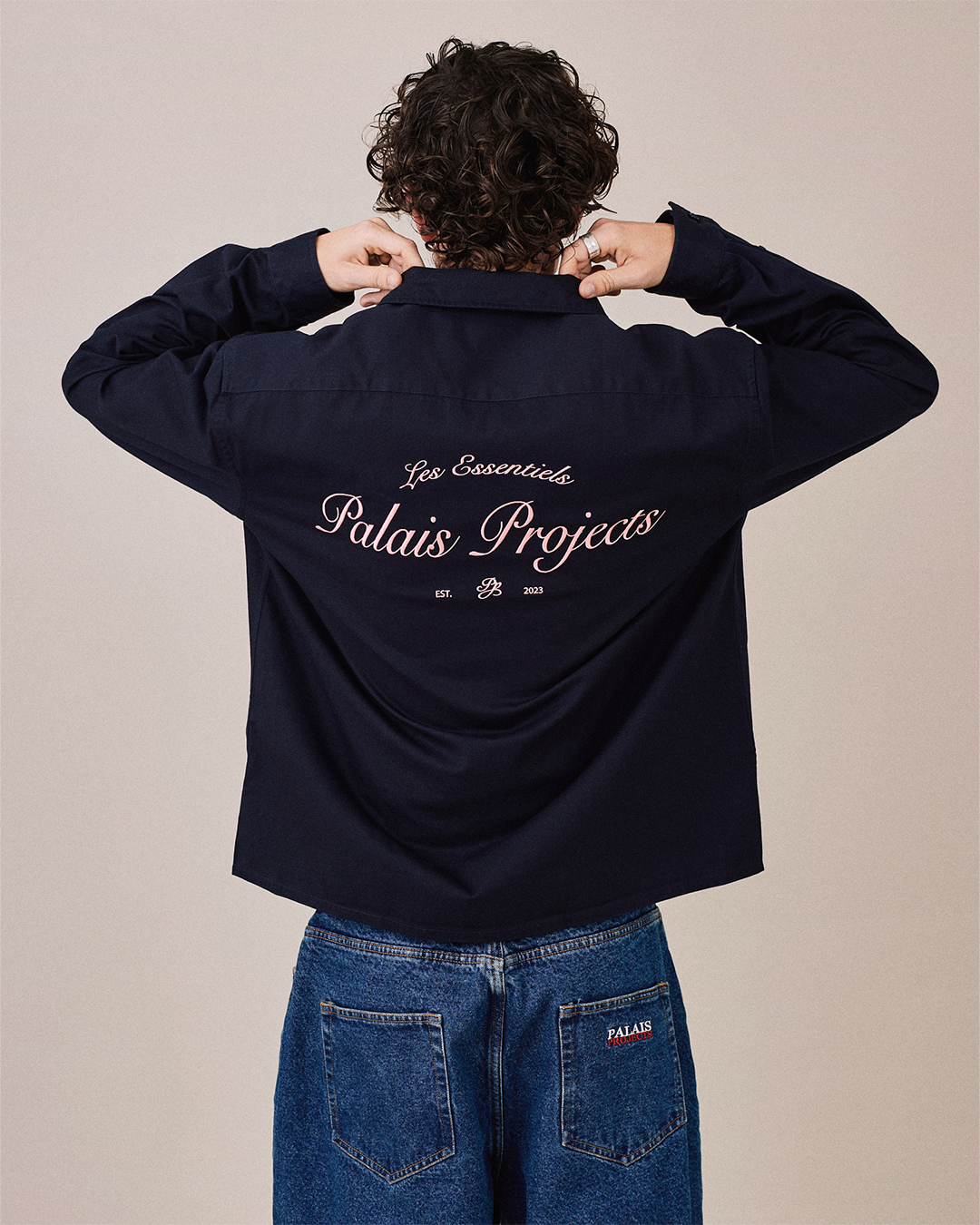 LS Canvas Essential Shirt - Navy