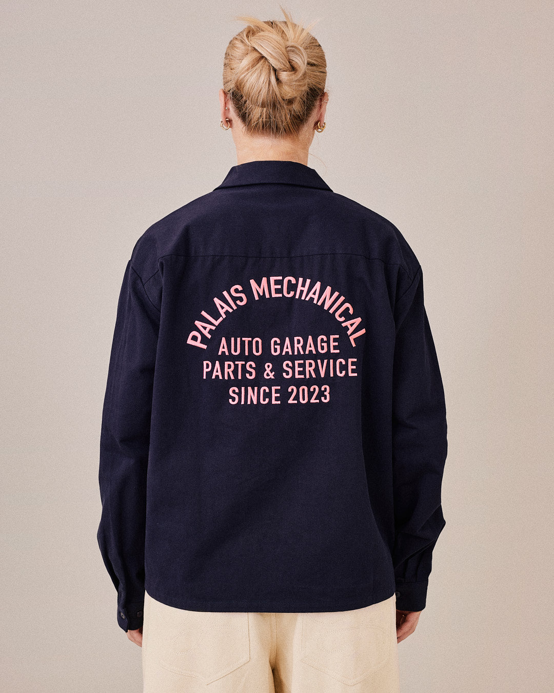 LS Canvas Mechanical Shirt - Navy